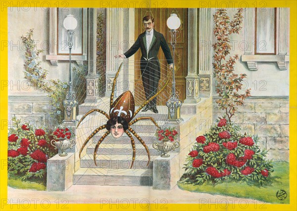 Spider-Woman (Poster), 1922. Artist: Anonymous