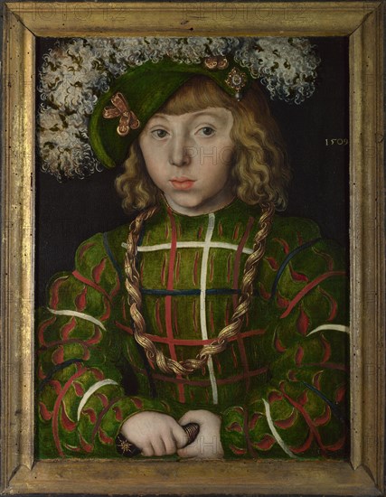 John Frederick I, Elector of Saxony (1503-1554), 1509. Artist: Cranach, Lucas, the Elder (1472-1553)