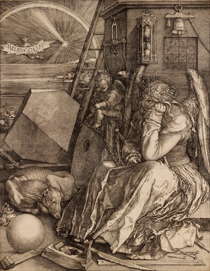 Melencolia I, 1514. Artist: Dürer, Albrecht (1471-1528)