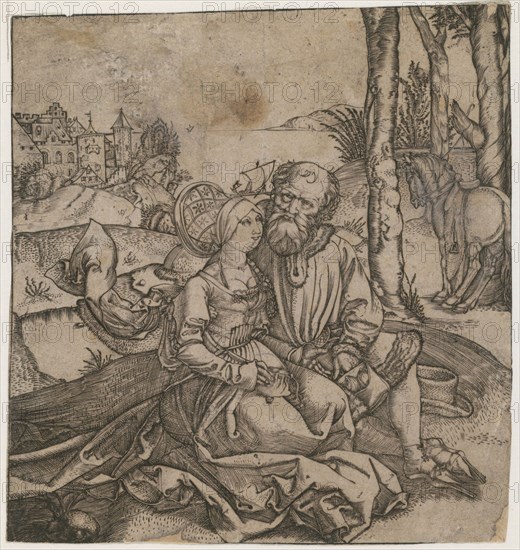 The ill-assorted Couple, c. 1495. Artist: Dürer, Albrecht (1471-1528)