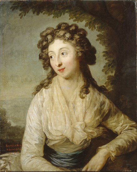 Portrait of Konstancja Lubomirska (Rzewuska), 1789. Artist: Graff, Anton (1736-1813)