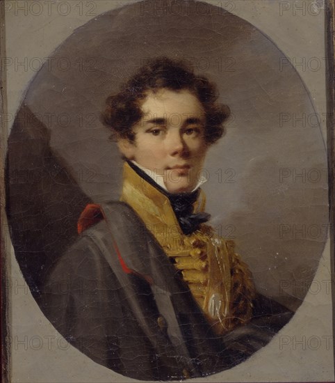 Portrait of Count Vasily Olsufyev (1796-1858), 1813. Artist: Molinari, Alexander (1772-1831)