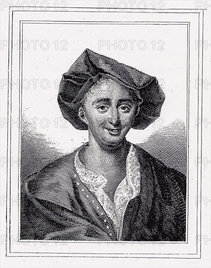 Julien Offray de La Mettrie (1709-1751). Artist: Schmidt, Georg Freidrich (1712-1775)