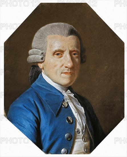 Portrait of Loewis of Menar, 1784. Artist: Schmidt, Johann Heinrich (1749-1829)