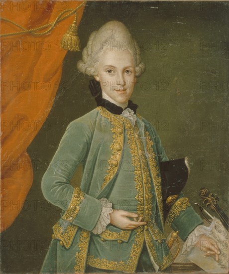 Portrait of Count Karl Gustav von Simolin (1715-1777). Artist: Schorer, Leonhard (1715-1777)