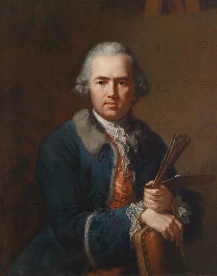 Self-Portrait, 1770. Artist: Tischbein, Johann Heinrich, the Elder (1722-1789)