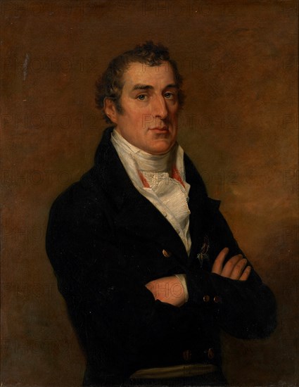 Portrait of Arthur Wellesley (1769-1852), 1st Duke of Wellington. Artist: Dawe, George (1781-1829)