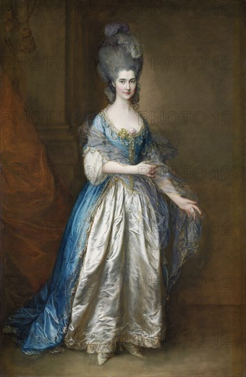 Portrait of Miss Read, later Mrs William Villebois, ca 1776. Artist: Gainsborough, Thomas (1727-1788)