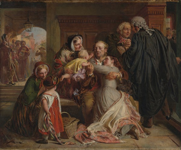 Not Guilty, 1859. Artist: Solomon, Abraham (1824-1862)