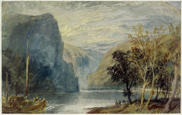 The Lorelei rock, 1817. Artist: Turner, Joseph Mallord William (1775-1851)