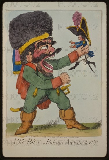 A tit bit for a Russian ambassador!!!, 1803. Artist: Anonymous