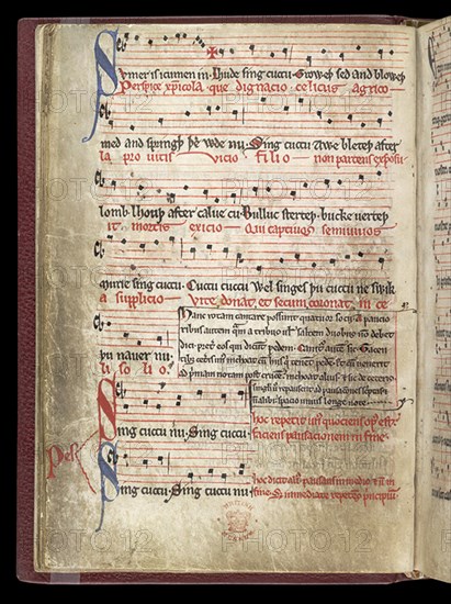 Sumer Is Icumen In, c. 1260-1270. Artist: Anonymous