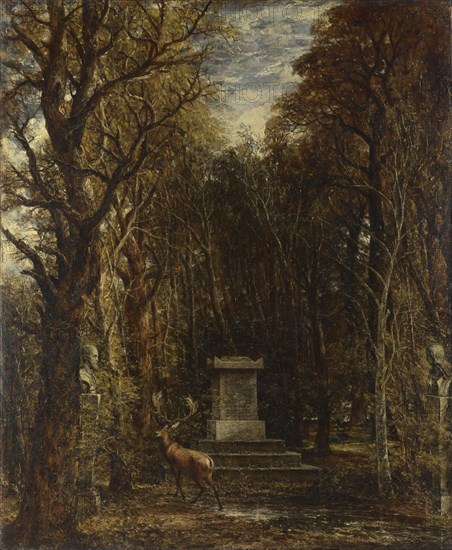 Cenotaph to the Memory of Sir Joshua Reynolds, 1833-1835. Artist: Constable, John (1776-1837)