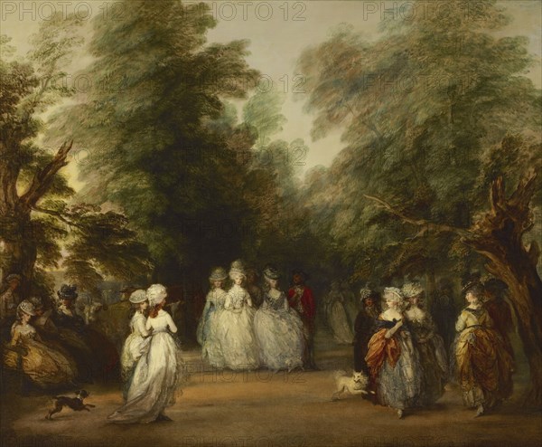 The Mall in St. James's Park, ca. 1783. Artist: Gainsborough, Thomas (1727-1788)