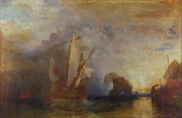 Ulysses deriding Polyphemus, 1829. Artist: Turner, Joseph Mallord William (1775-1851)