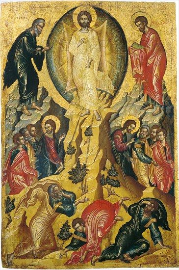 The Transfiguration of Jesus, Mid of 16th cen.. Artist: Anonymous