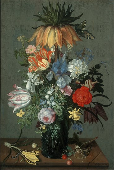 Flower Still Life with Crown Imperial, 1626. Artist: Bosschaert, Johannes (ca. 1610-ca. 1650)