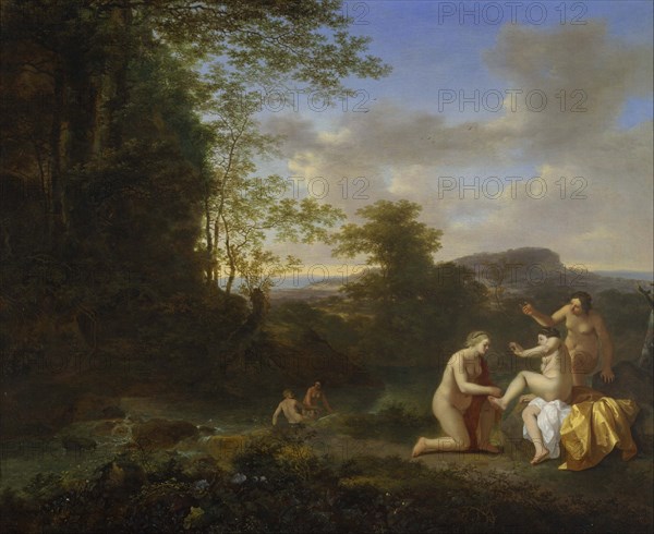 Landscape with Nymphs. Artist: Both, Jan Dirksz (ca 1618-1652)