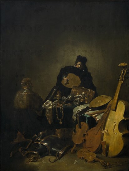 Allegory of Vanity, c. 1640. Artist: Bramer, Leonaert (1596-1674)