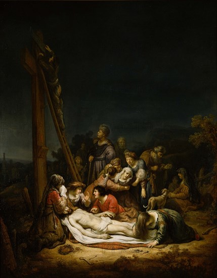 The Lamentation over Christ, 1637. Artist: Flinck, Govaert (1615-1660)