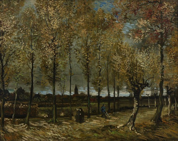 Poplars near Nuenen, 1885. Artist: Gogh, Vincent, van (1853-1890)