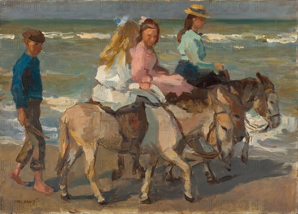 Donkey riding, 1898-1901. Artist: Israëls, Isaac (1865-1934)