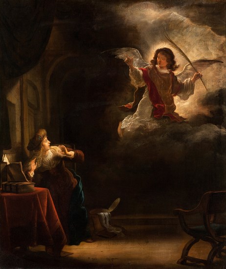 The Annunciation, 1655. Artist: Koninck, Salomon (1609-1656)