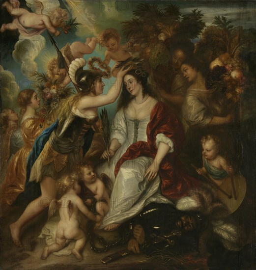 Allegory of Peace, 1652. Artist: Lievens, Jan (1607-1674)