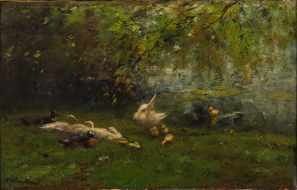 Duck heaven. Artist: Maris, Willem (1844-1910)