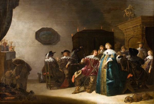 Merry Company, 1633. Artist: Palamedesz, Anthonie (1601-1673)