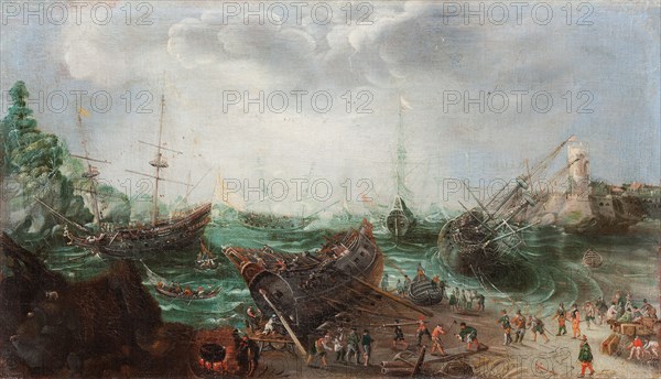 Harbour scene, c. 1615. Artist: Willaerts, Adam (1577-1664)