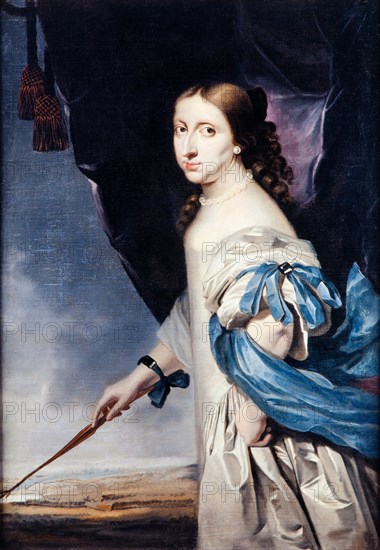 Portrait of Queen Christina of Sweden (1626-1689), 1661. Artist: Wuchters, Abraham (1610-1682)