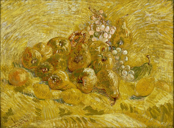 Quinces, lemons, pears and grapes, 1887-1888. Artist: Gogh, Vincent, van (1853-1890)