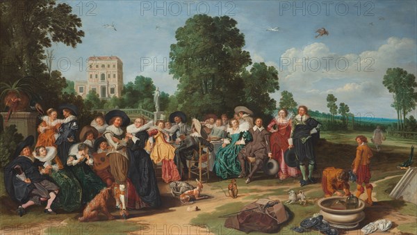 The Fête Champêtre, 1627. Artist: Hals, Dirck (1591-1656)