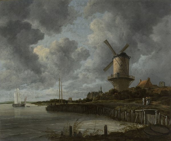 The mill at Wijk bij Duurstede, c. 1670. Artist: Ruisdael, Jacob Isaacksz, van (1628/29-1682)