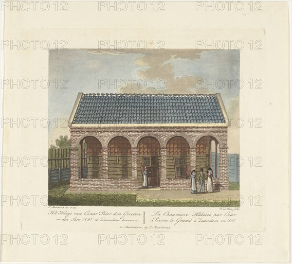 The Czar Peter House in Zaandam, 1697, ca 1825. Artist: Senus, Willem, van (1773-1851)