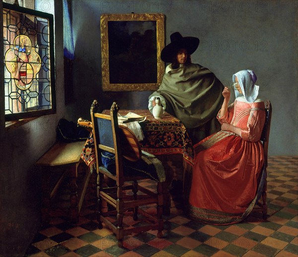 The Glass of Wine, ca 1661. Artist: Vermeer, Jan (Johannes) (1632-1675)