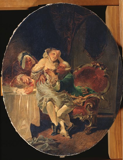 The Seducer, 1891. Artist: Zichy, Mihály (1827-1906)