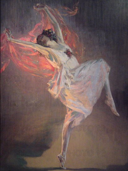 Ballerina Anna Pavlova (1881-1931), 1910s. Artist: Lavery, Sir John (1856-1941)