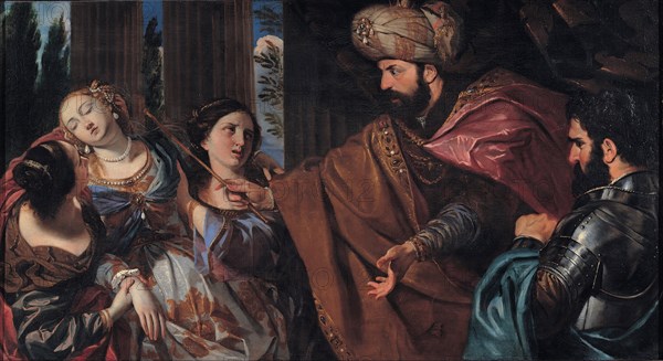 Esther before Ahasuerus, Between 1660 and 1670. Artist: Bonatti, Giovanni (1635-1681)