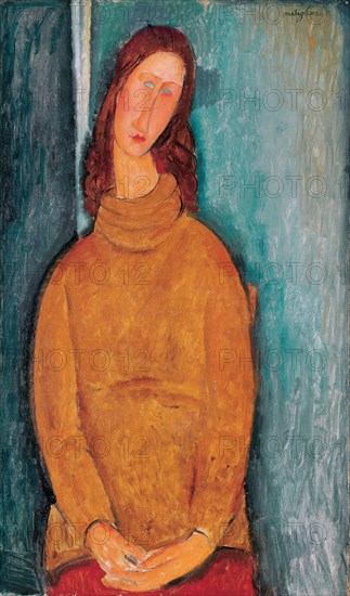 Portrait of Jeanne Hébuterne, 1919. Artist: Modigliani, Amedeo (1884-1920)
