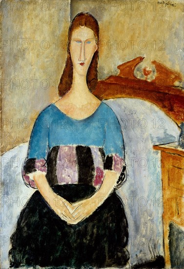 Portrait of Jeanne Hébuterne, 1918. Artist: Modigliani, Amedeo (1884-1920)