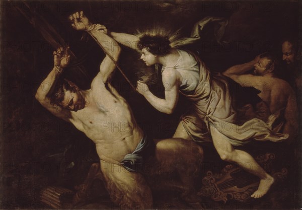 Marsyas and Apollo. Artist: Anonymous