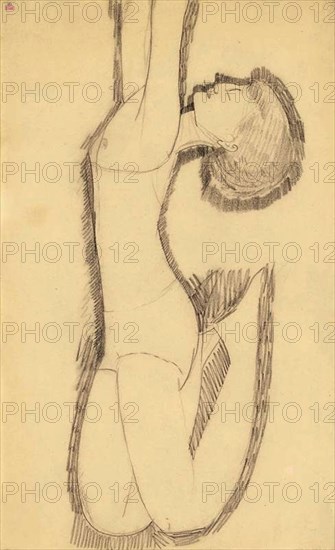 Anna Akhmatova as Acrobat, 1911. Artist: Modigliani, Amedeo (1884-1920)