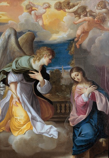 The Annunciation, 1603-1604. Artist: Carracci, Lodovico (1555-1619)