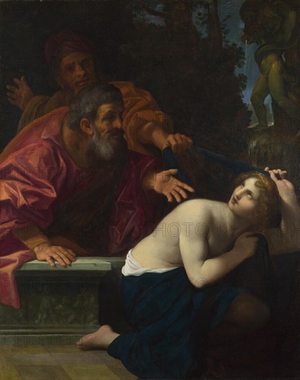 Susannah and the Elders, 1616. Artist: Carracci, Lodovico (1555-1619)