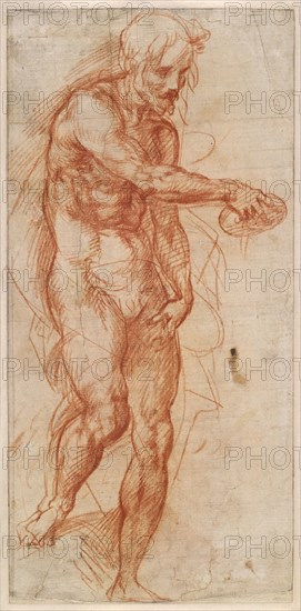 Saint John the Baptist (Study), ca 1518. Artist: Andrea del Sarto (1486-1531)