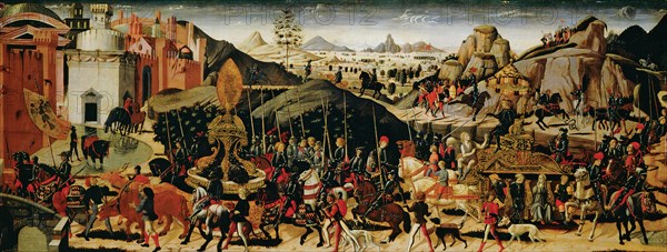 The Triumph of Camillus, ca 1470-1475. Artist: Biagio d'Antonio, (Tucci) (1446-1516)