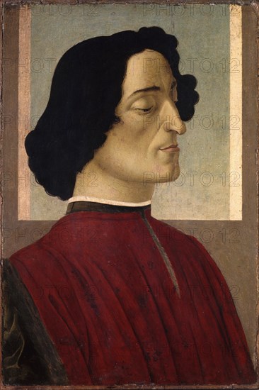 Portrait of Giuliano de' Medici (1453?1478), ca 1475. Artist: Botticelli, Sandro (1445-1510)