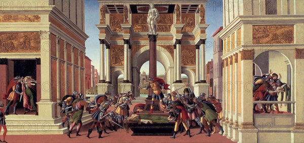 The Story of Lucretia, 1500. Artist: Botticelli, Sandro (1445-1510)